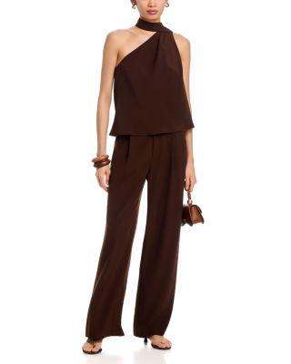 Elma Tie Neck Top & Regina Pants by LUCY PARIS