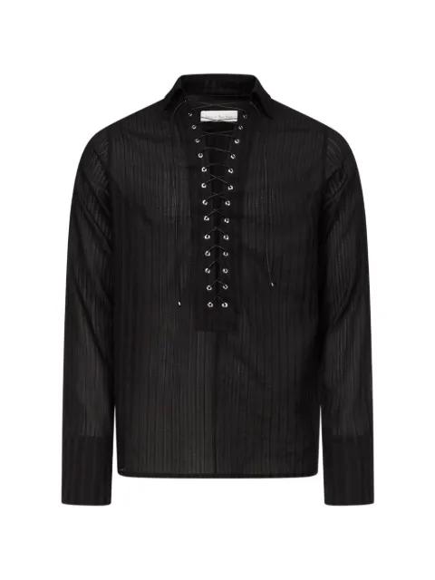 Alan Eyelet cotton shirt by LUDOVIC DE SAINT SERNIN