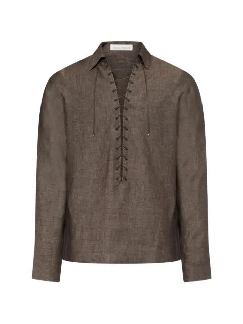 Alan Eyelet shirt by LUDOVIC DE SAINT SERNIN