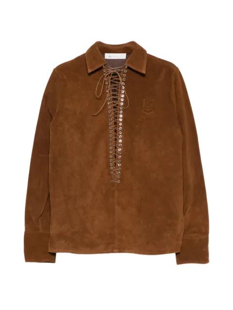 Alan lace-up shirt by LUDOVIC DE SAINT SERNIN