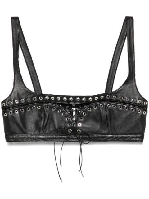 Cut Out Cleavage crop top by LUDOVIC DE SAINT SERNIN