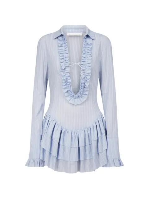 Dolce ruffled mini dress by LUDOVIC DE SAINT SERNIN
