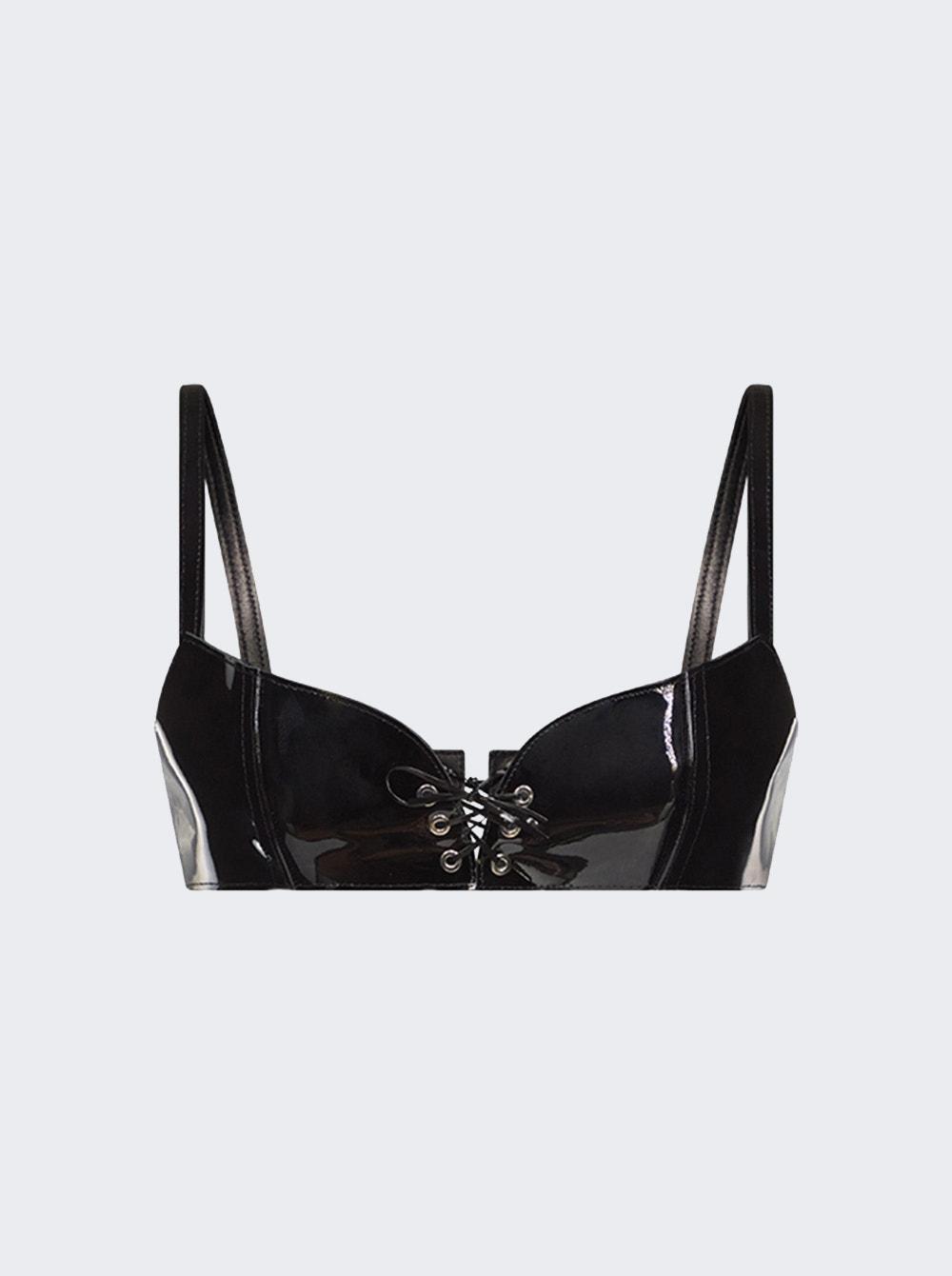 Easy Cleavage Bra Patent Leather Black | The Webster by LUDOVIC DE SAINT SERNIN Easy Cleavage Bra Patent Leather Black | The Webster by LUDOVIC DE SAINT SERNIN