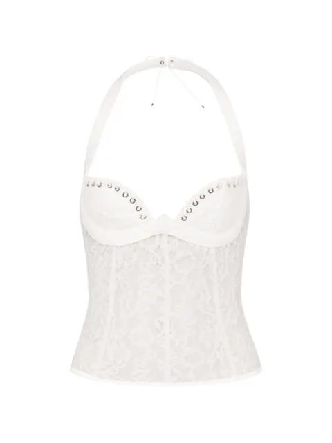 Lilo lace-up top by LUDOVIC DE SAINT SERNIN