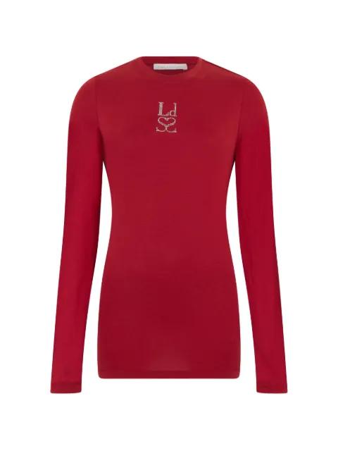 logo-embellished long-sleeve T-shirt by LUDOVIC DE SAINT SERNIN