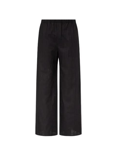 pinstripe boxer trousers by LUDOVIC DE SAINT SERNIN