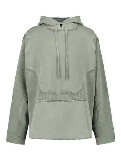 Armour drawstring-detailed hoodie by LUEDER