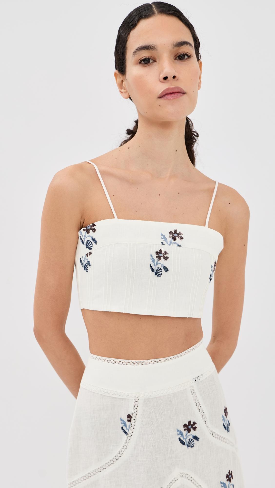 Aurora Linen Top by LUG VON SIGA