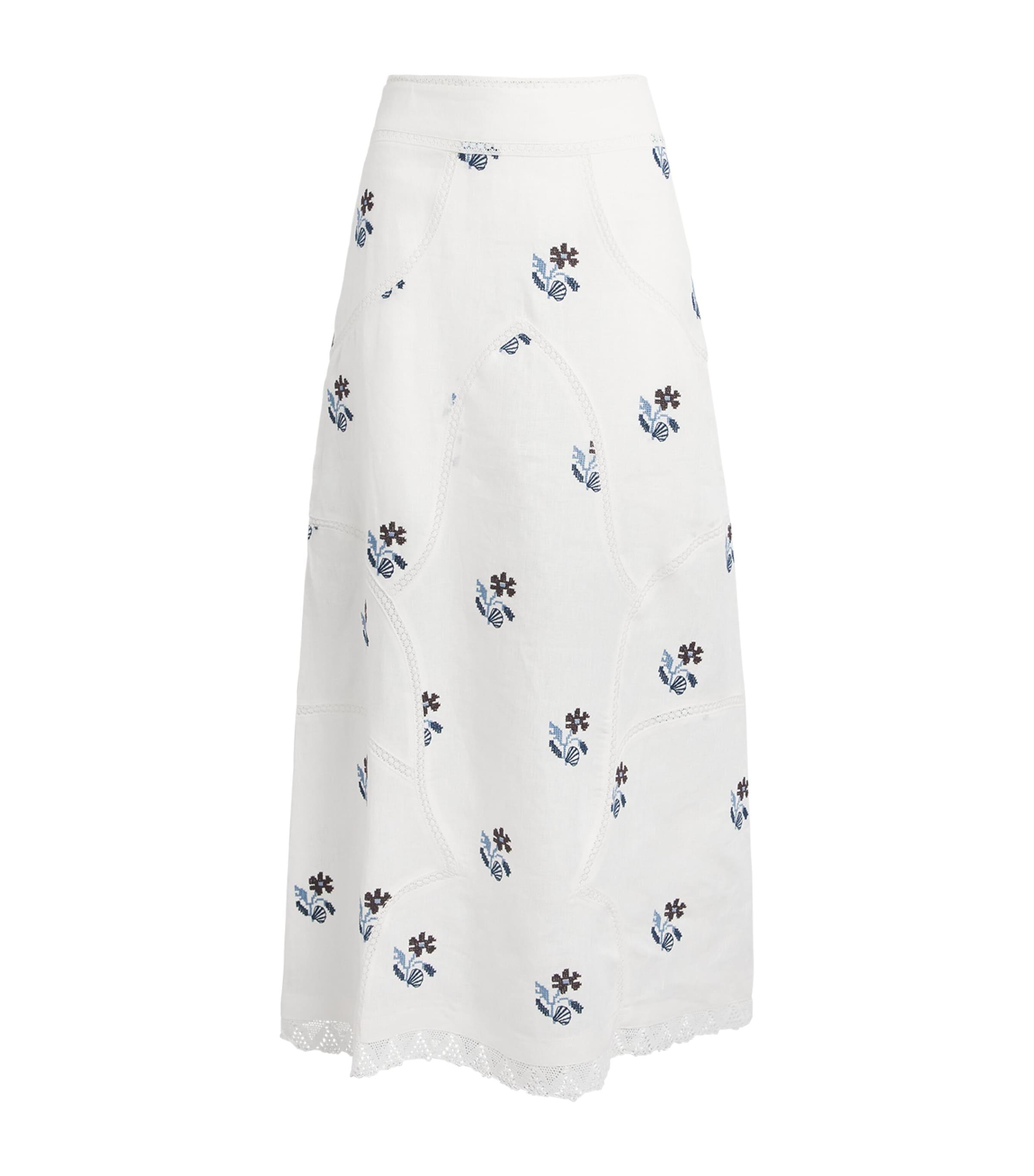 LUG VON SIGA Linen Liza Maxi Skirt by LUG VON SIGA