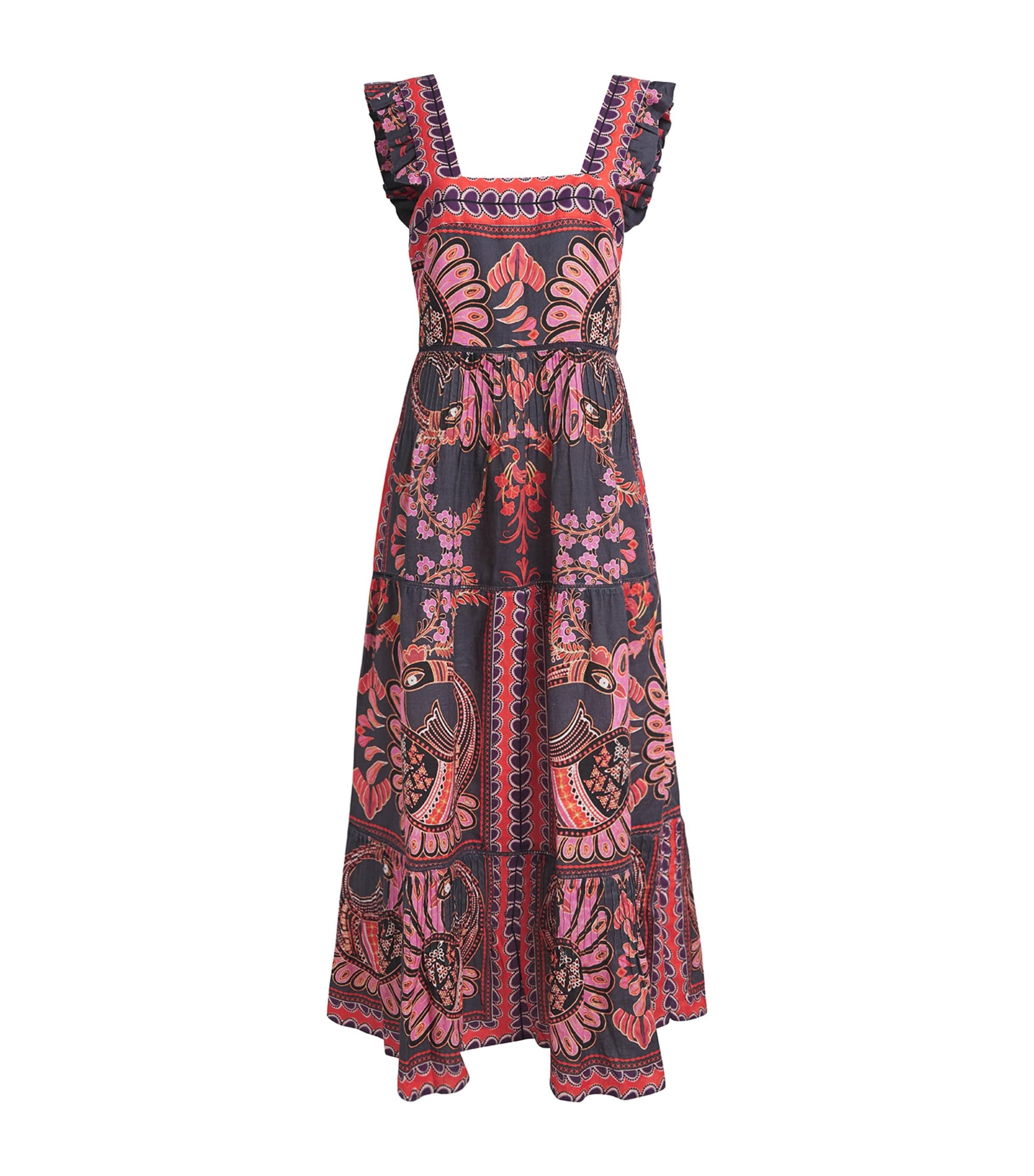 LUG VON SIGA Linen Sybill Midi Dress by LUG VON SIGA