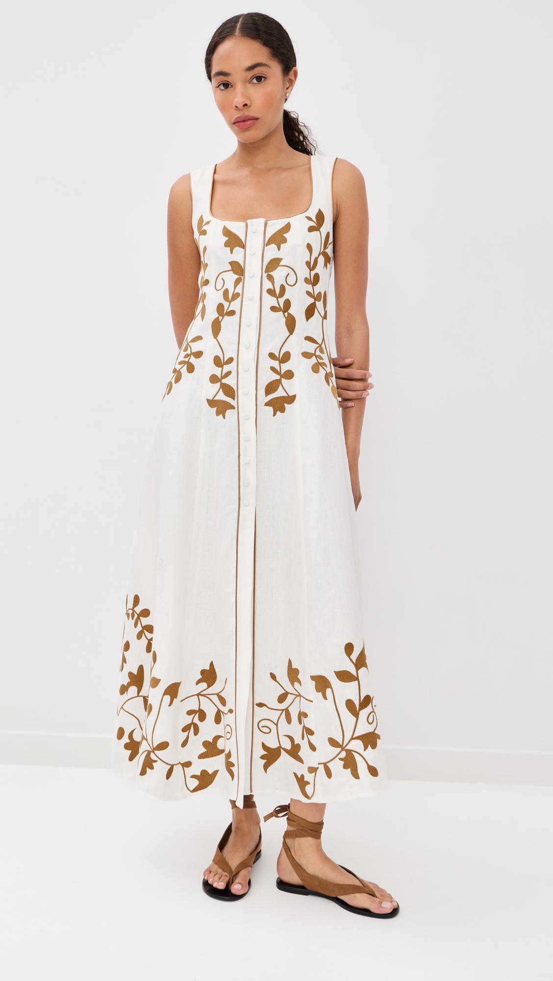 Mila Linen Dress by LUG VON SIGA