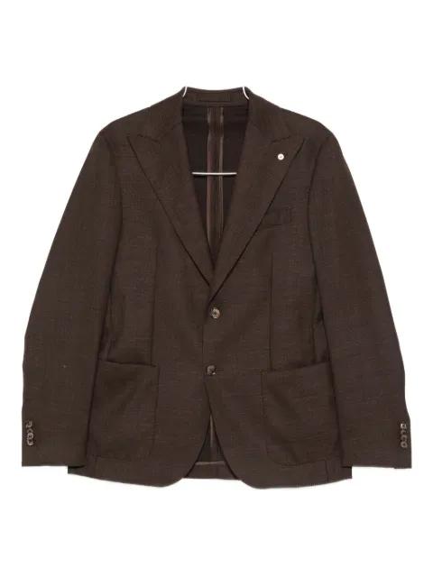 button-fastening blazer by LUIGI BIANCHI MANTOVA