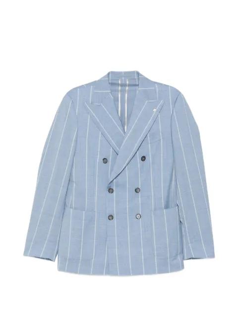 pinstripe double-breasted suit by LUIGI BIANCHI MANTOVA