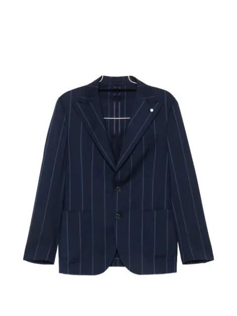 pinstripe-pattern suit by LUIGI BIANCHI MANTOVA