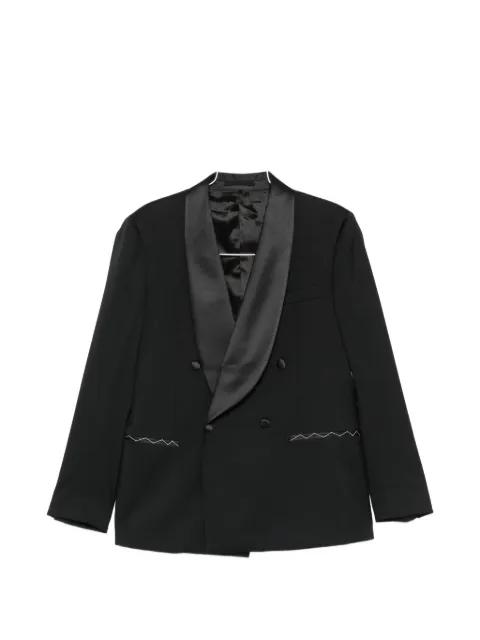 shawl-lapel double-breasted suit by LUIGI BIANCHI MANTOVA