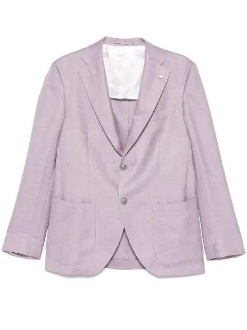 single-breasted blazer by LUIGI BIANCHI MANTOVA