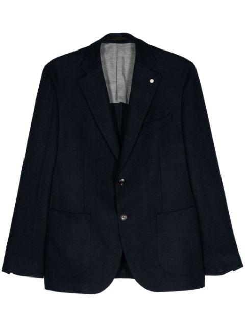 single-breasted blazer by LUIGI BIANCHI MANTOVA