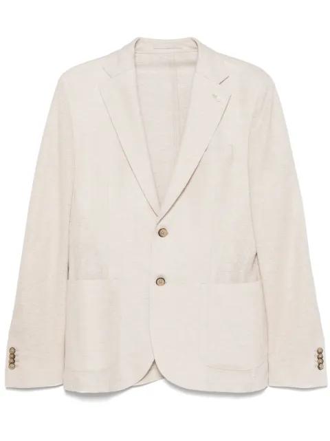 single-breasted blazer by LUIGI BIANCHI MANTOVA