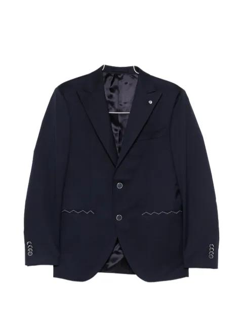single-breasted suit (set of three) by LUIGI BIANCHI MANTOVA