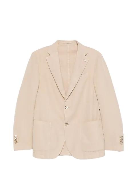buttoned single-breasted blazer by LUIGI BIANCHI