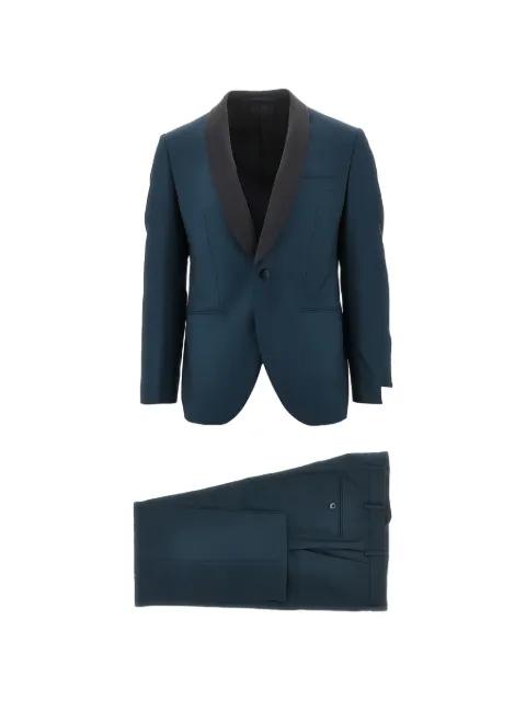shawl-lapel single-breasted suit by LUIGI BIANCHI