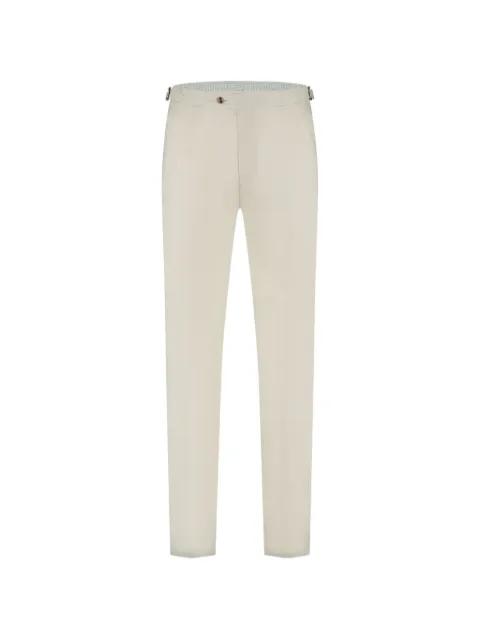 adjuster-detail tailored trousers by LUIGI BORRELLI