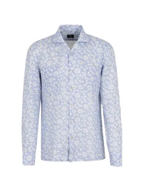 floral-print long-sleeved shirt by LUIGI BORRELLI