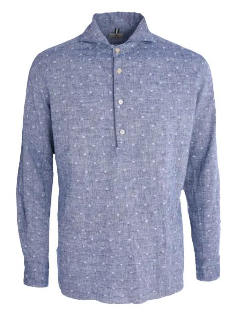 polka-dot shirt by LUIGI BORRELLI