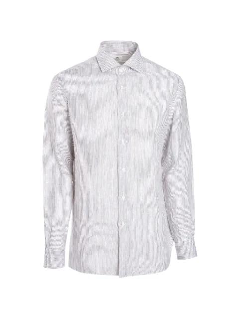 striped long-sleeve shirt by LUIGI BORRELLI