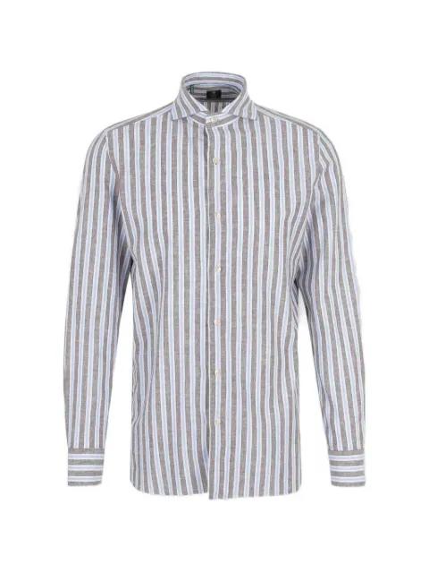 striped-pattern shirt by LUIGI BORRELLI