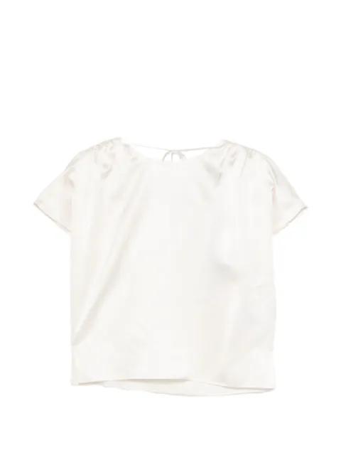 tie-detail blouse by LUISA CERANO