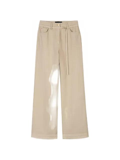waist tie jeans by LUISA CERANO