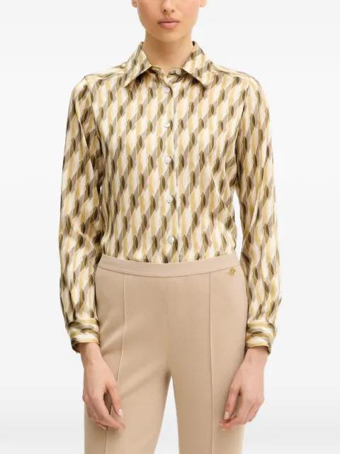 Belpasso geometric pattern shirt by LUISA SPAGNOLI