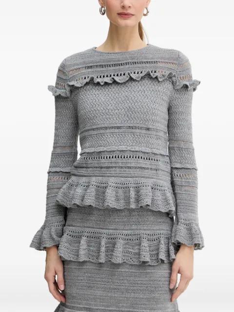 Martesana ruffled sweater by LUISA SPAGNOLI