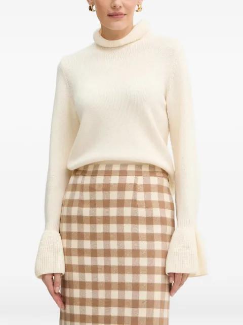 Mediante flared-cuff turtleneck sweater by LUISA SPAGNOLI