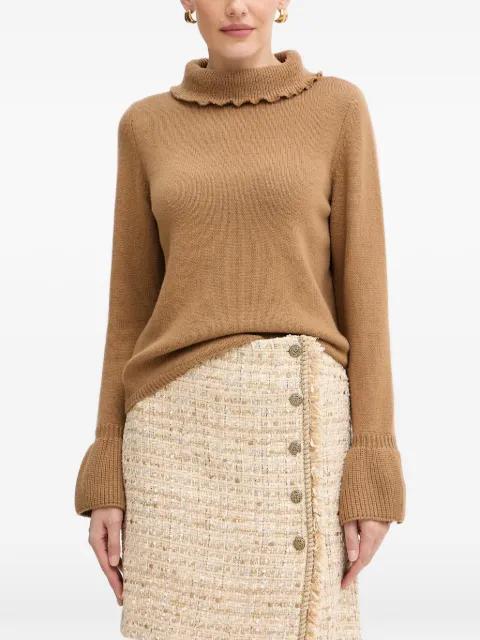 ruffled sweater by LUISA SPAGNOLI