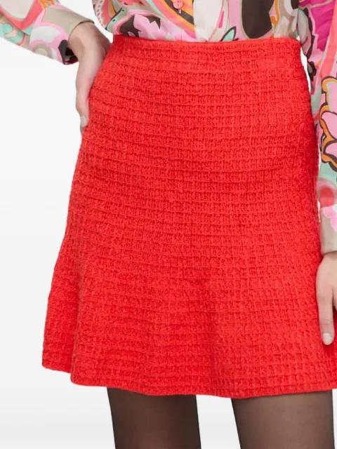 textured flared mini skirt by LUISA SPAGNOLI