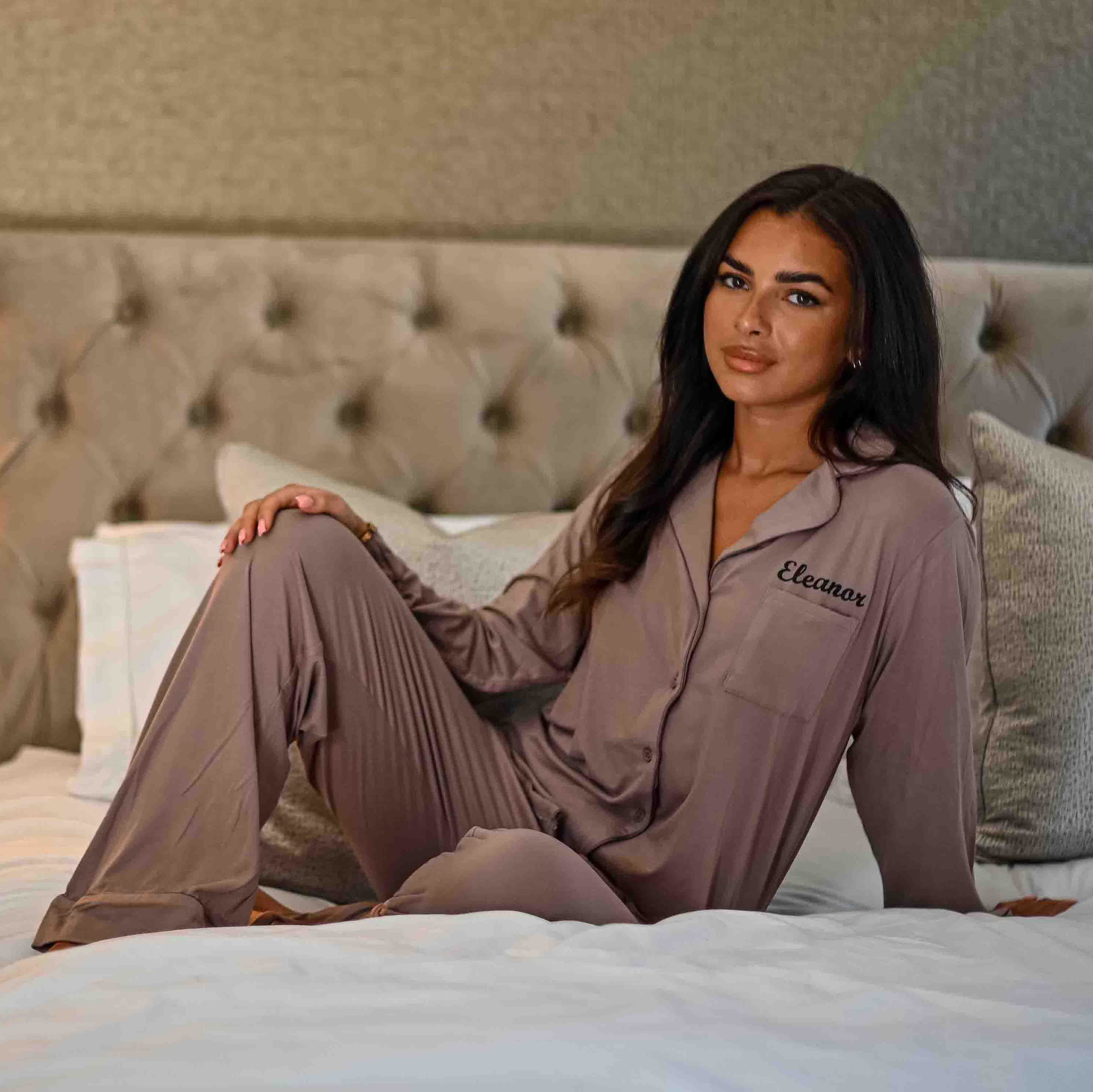 Personalised Super Soft Jersey Long Pyjamas by LULABAY