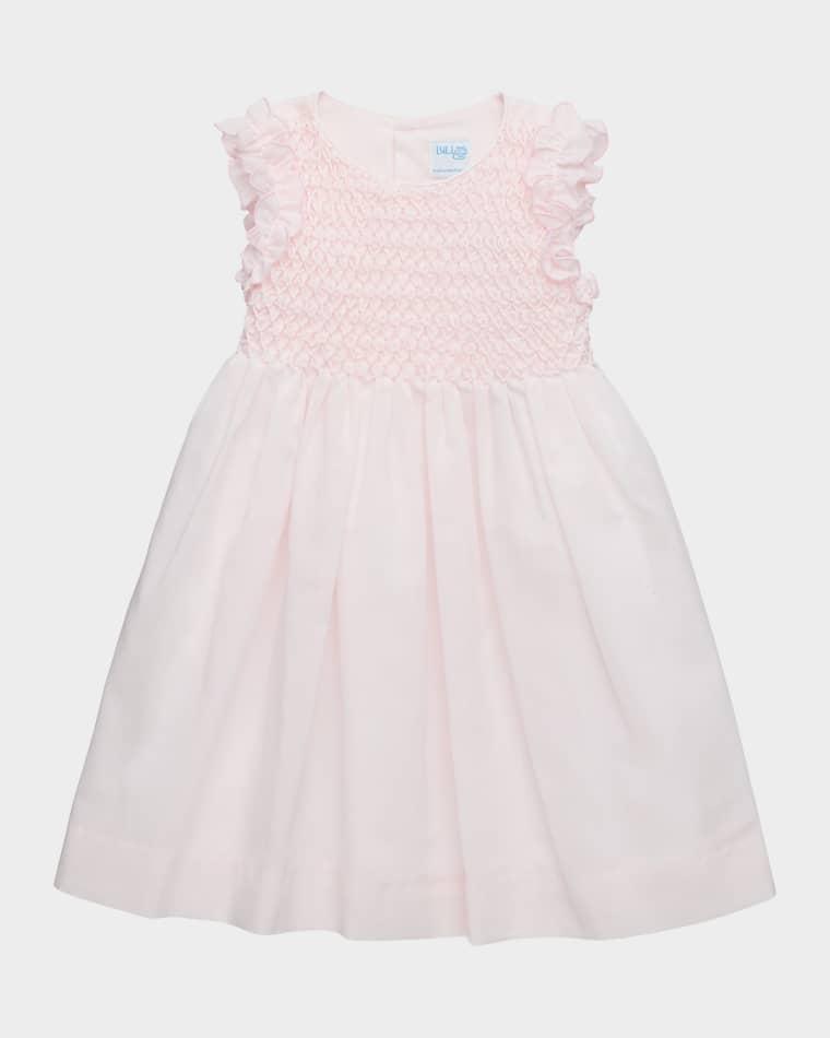 Girl's Honeycomb Smocked Dress, Size 2-6X by LULI&ME