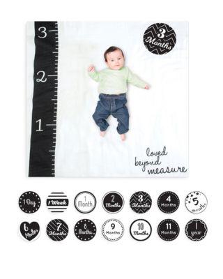 Loved Beyond Measure Baby Blanket & Age Cards Set by LULUJO