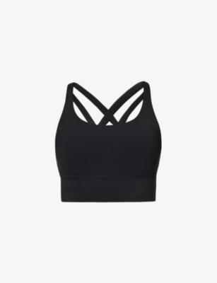 Energy cross-over back stretch-jersey bra by LULULEMON