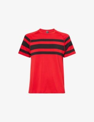 Metal Vent Striped Stretch-Woven T-Shirt by LULULEMON