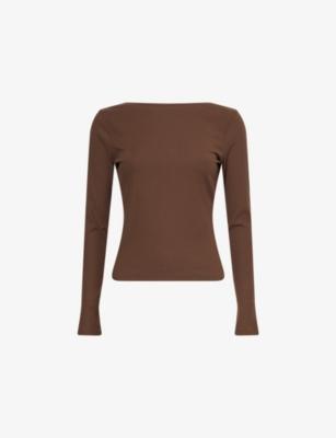 Scoop-Back Stretch-Rib Yoga Top by LULULEMON
