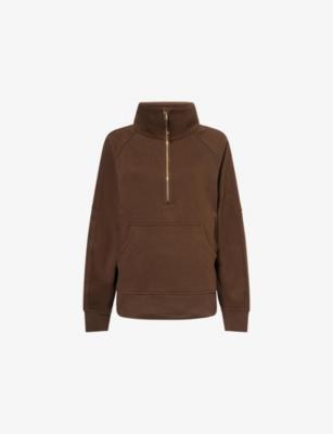 Scuba Half-Zip Cotton-Jersey Top by LULULEMON
