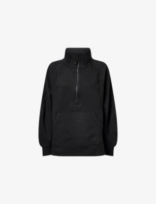 Scuba Oversized Funnel-Neck Cotton-Blend Sweatshirt by LULULEMON