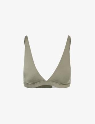 Seriously Soft plunge-neck stretch-woven triangle bra by LULULEMON
