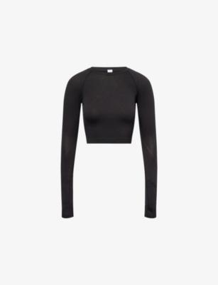 Swiftly Tech Cropped Stretch-Woven T-Shirt by LULULEMON