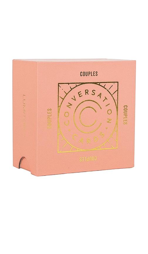 Lumitory Couples Conversation Cards in Rose by LUMITORY