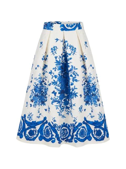 Luna T Athene floral-print midi skirt by LUNATICA MILANO