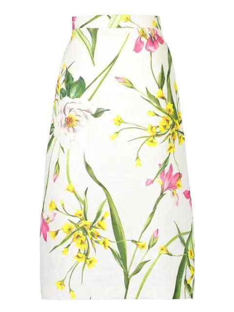 floral jardin skirt by LUNATICA MILANO
